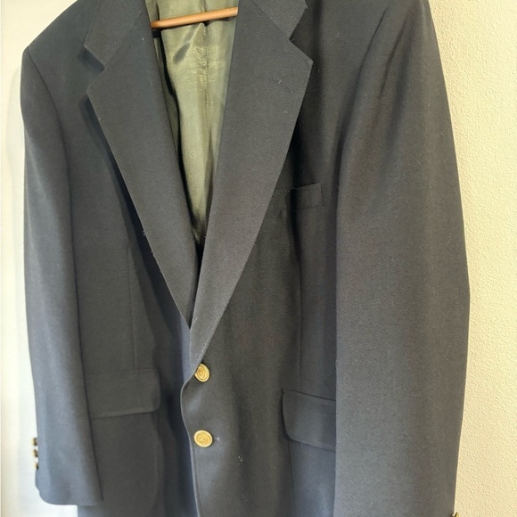 Men’s Black Blazer with gold buttons, 44S - Picture 5 of 10